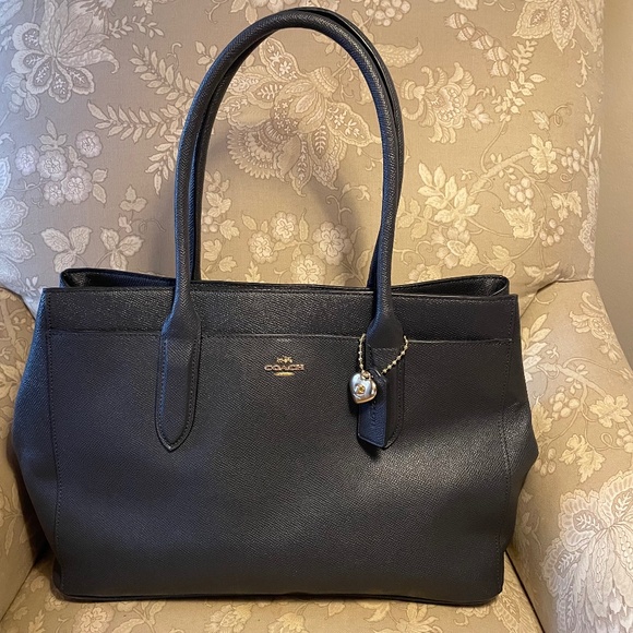 Coach Handbags - Coach Bailey Carryall Purse/Tote Bag (Navy)